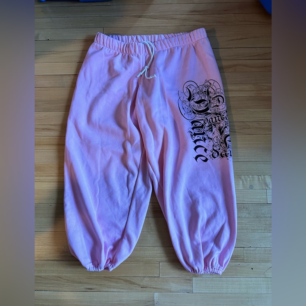 Light Pink Dance Capri Sweats